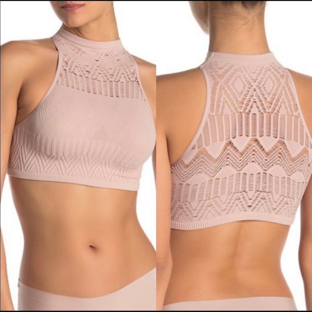 Free People So Bright Seamless Bralette Sz Xs/S